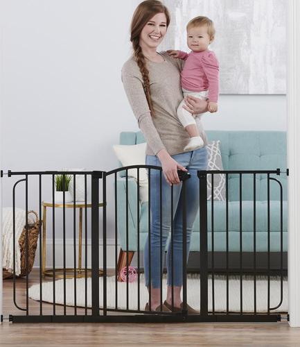 Regalo 58 Extra Wide Arched Decor Baby Safety Gate, Extra Wide Gate