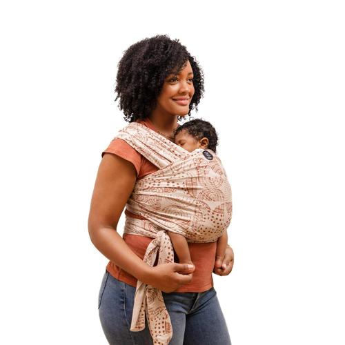 Petunia Pickle Bottom*Moby Wrap Evolution Baby Wrap Carrier in Woodgrain