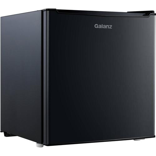 Galanz 1.7 Cu ft Single Door Mini Fridge, Black