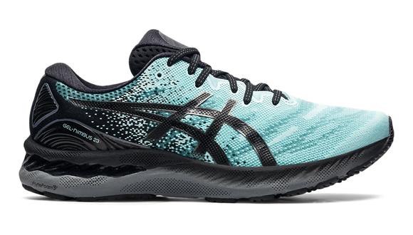 Men's Asics Gel-Nimbus 23, Clear Blue/Gunmetal, 10 D Medium