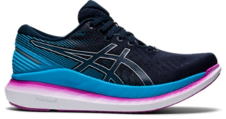 Women's Asics Glideride 2, French Blue/Digital Aqua, 10.5 B Medium