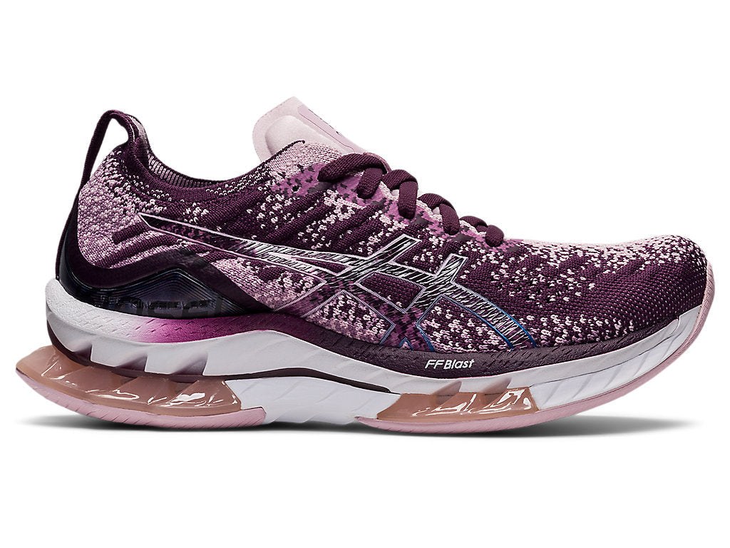 Women's Asics Gel-Kinsei Blast, Deep Plum/Barely Rose, 8 B Medium