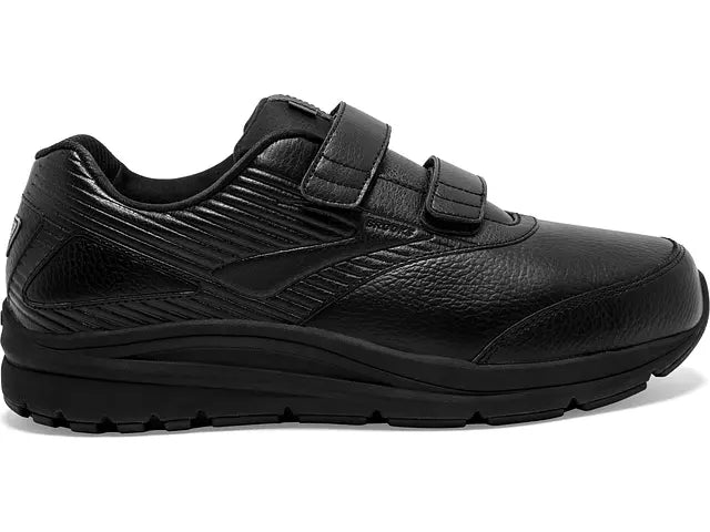 Men's Brooks Addiction Walker V-Strap 2, Black/Black, 13 4E Extra Wide