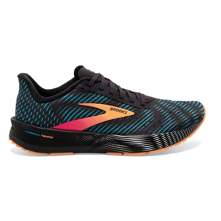 Women's Brooks Hyperion Tempo, Blue/Phantom/Cosmo, 10.5 B Medium
