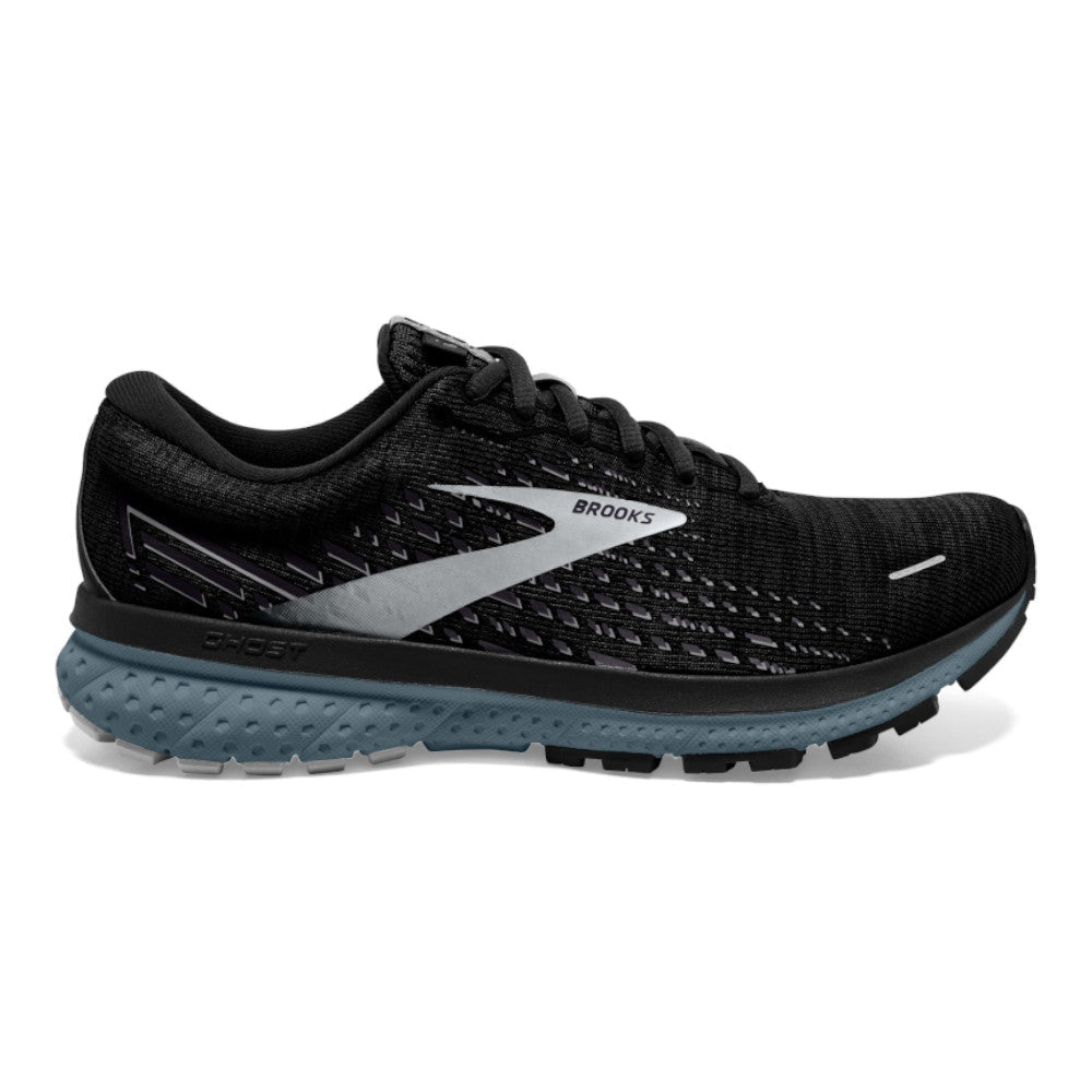 Men's Brooks Ghost 13, Black/Grey/Stormy, 12 D Medium