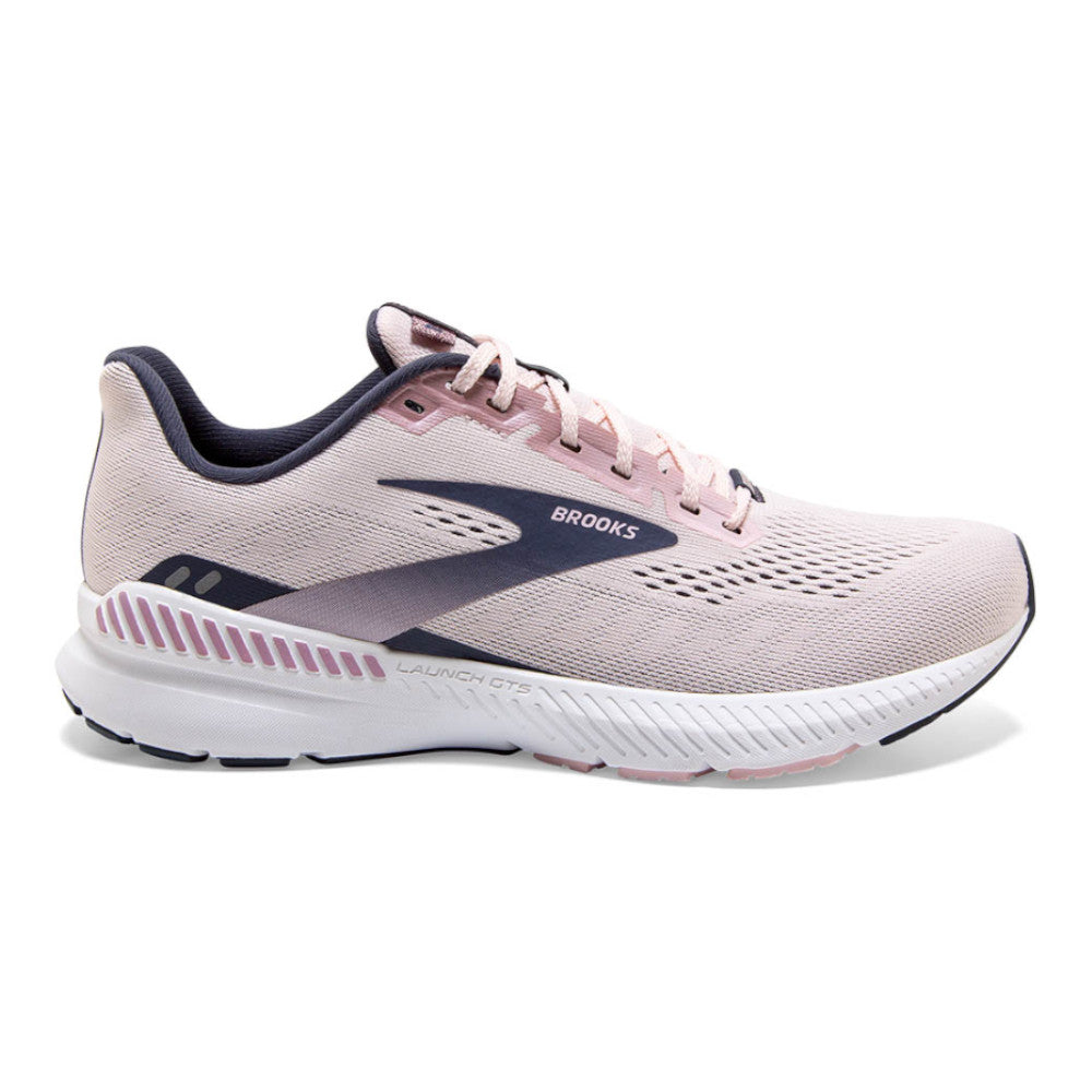 Women's Brooks Launch GTS 8, Primrose/Ombre/Metallic, 8 B Medium