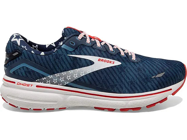 Women's Brooks Ghost 15, Titan/White/Peacoat, 9 B Medium