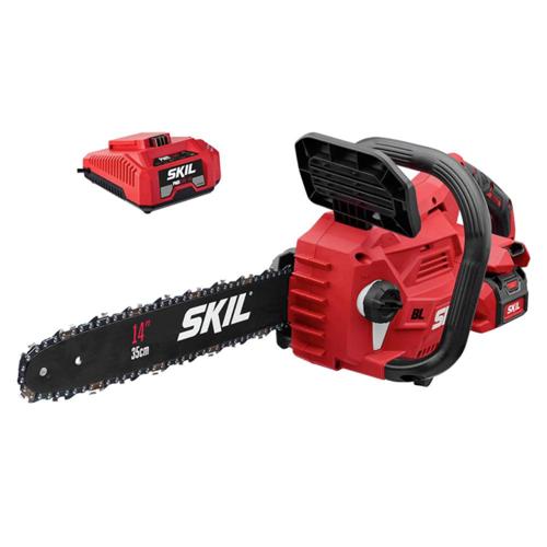 SKIL PWRCore 40a c Brushless 40V 14 Chainsaw Kit with autoPWRJumpa c Charger