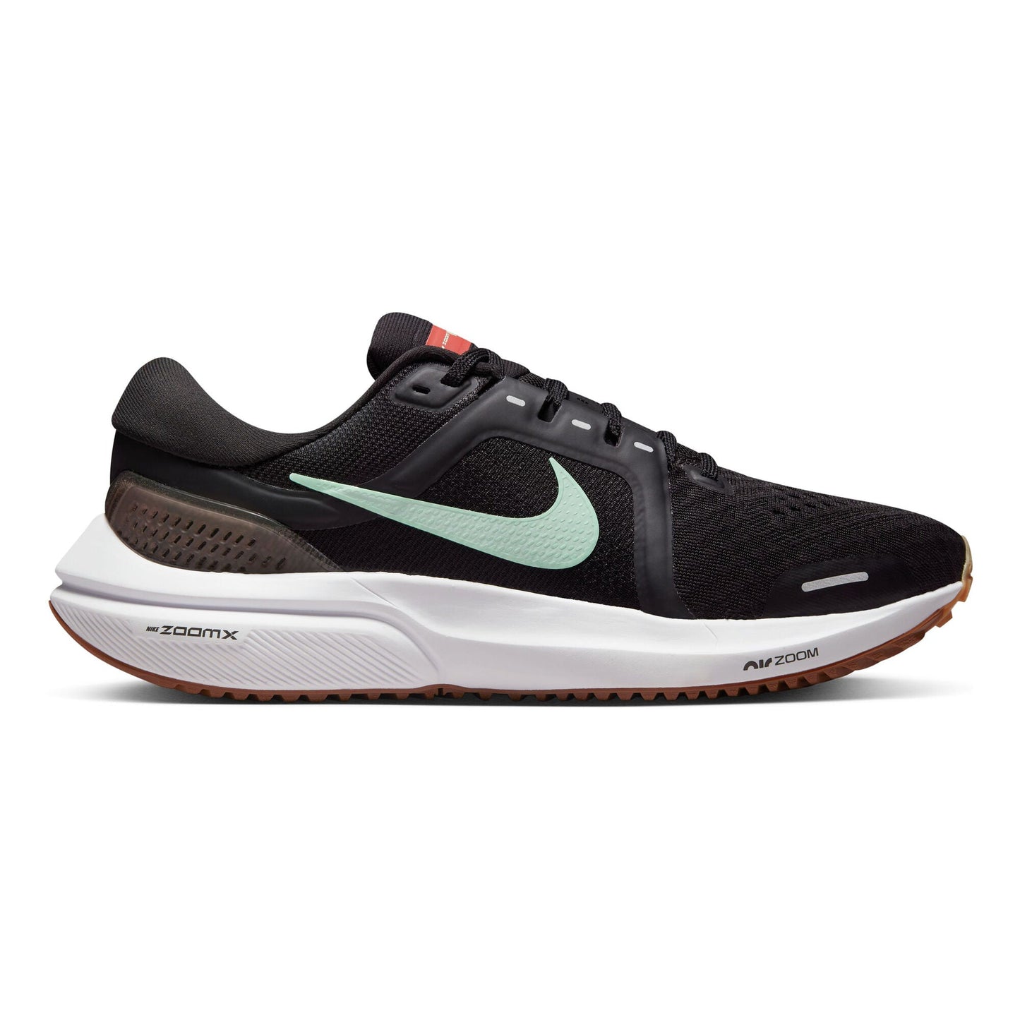 Women's Nike Air Zoom Vomero 16, Black/Mint Foam-Canyon Rust, 8.5 B Medium