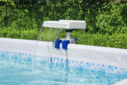 Flowclear Soothing LED Waterfall Above Ground Pool Accessory