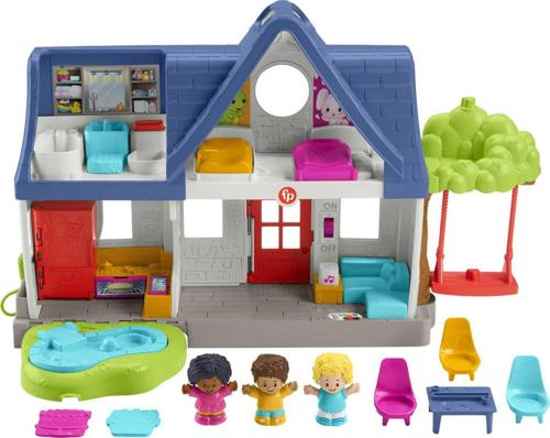 Fisher-Price Little People Friends Together Play House Playset for Toddler, 1Y+