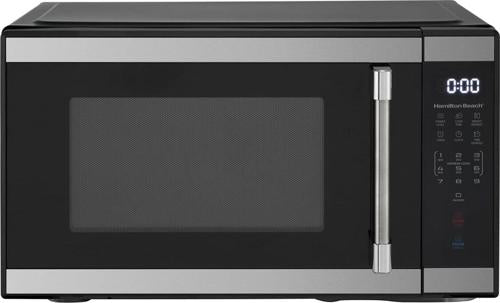 Hamilton Beach 1.1 Cu. ft. 1000 W Mid Size Microwave Oven, 1000W, Stainless Steel
