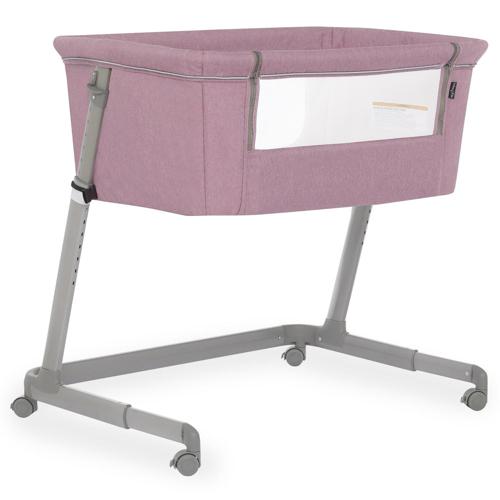 Dream On Me Seashell Bassinet and Bedside Sleeper, Compact Portable Bassinet, Blue Haze