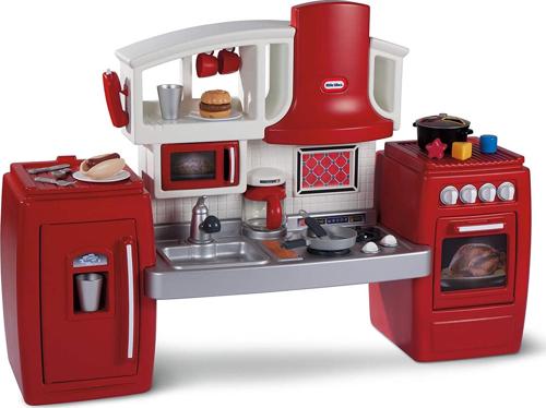 Little Tikes Cook 'N' Grow 26-Piece Plastic Pretend Play Kitchen Toys Playset with Microwave, Oven and Coffee Maker, Multi-color- For Preschoolers Toddlers Girls Boys Ages 18 Months- 3 years