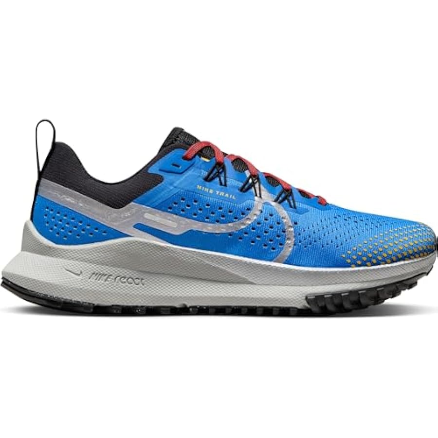 Women's Nike Pegasus Trail 4, Light Photo Blue/Metallic Silver, 9 B Medium