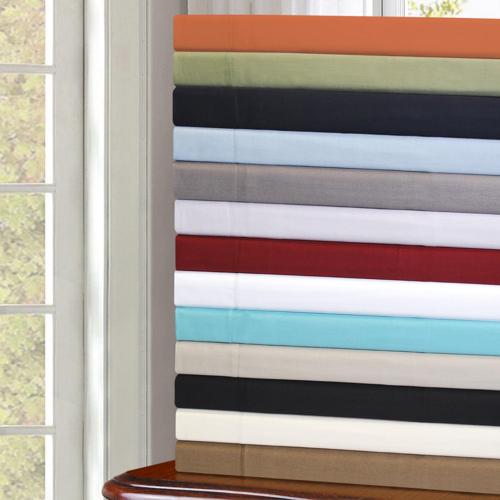 Impressions 300-Thread Count Egyptian Cotton Solid Duvet Cover Set