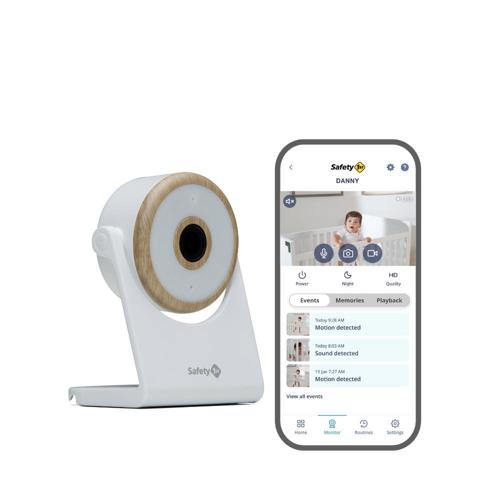 Safety 1Ecau WiFi Baby Monitor, Natural with White