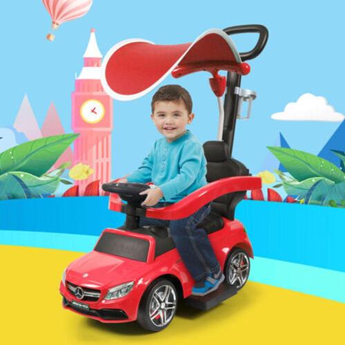 Hommoo Push Car for Baby, Kids Ride On Push Car, Baby Toddler Stroller for Ages 1-3, Red