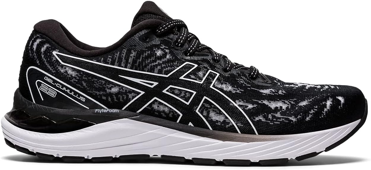 Women's Asics Gel-Cumulus 23, Black/White, 11 D Wide