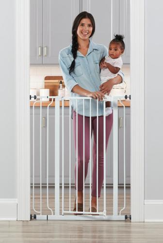 Regalo Easy StepA Extra Tall Walk Thru Baby Safety Gate, 36 in Tall
