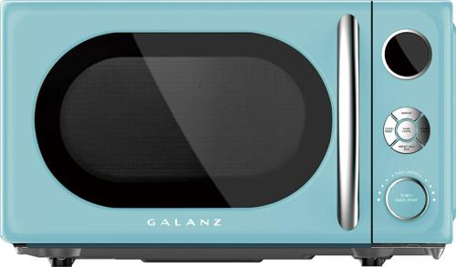Galanz 0.7 Cu. ft. Retro Countertop Microwave Oven, 700 Watts, Blue