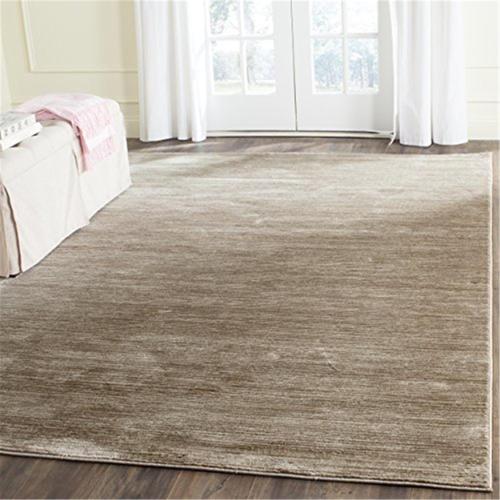 SAFAVIEH Vision Adrasteia Overdyed Solid Area Rug, Light Brown, 4'*6'