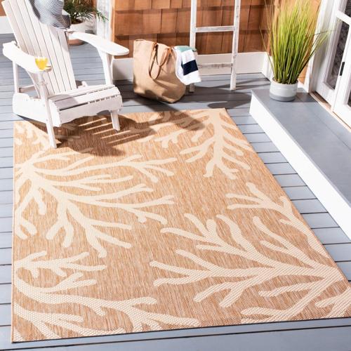 Safavieh Courtyard Tecon Indoor Outdoor Corals Area Rug