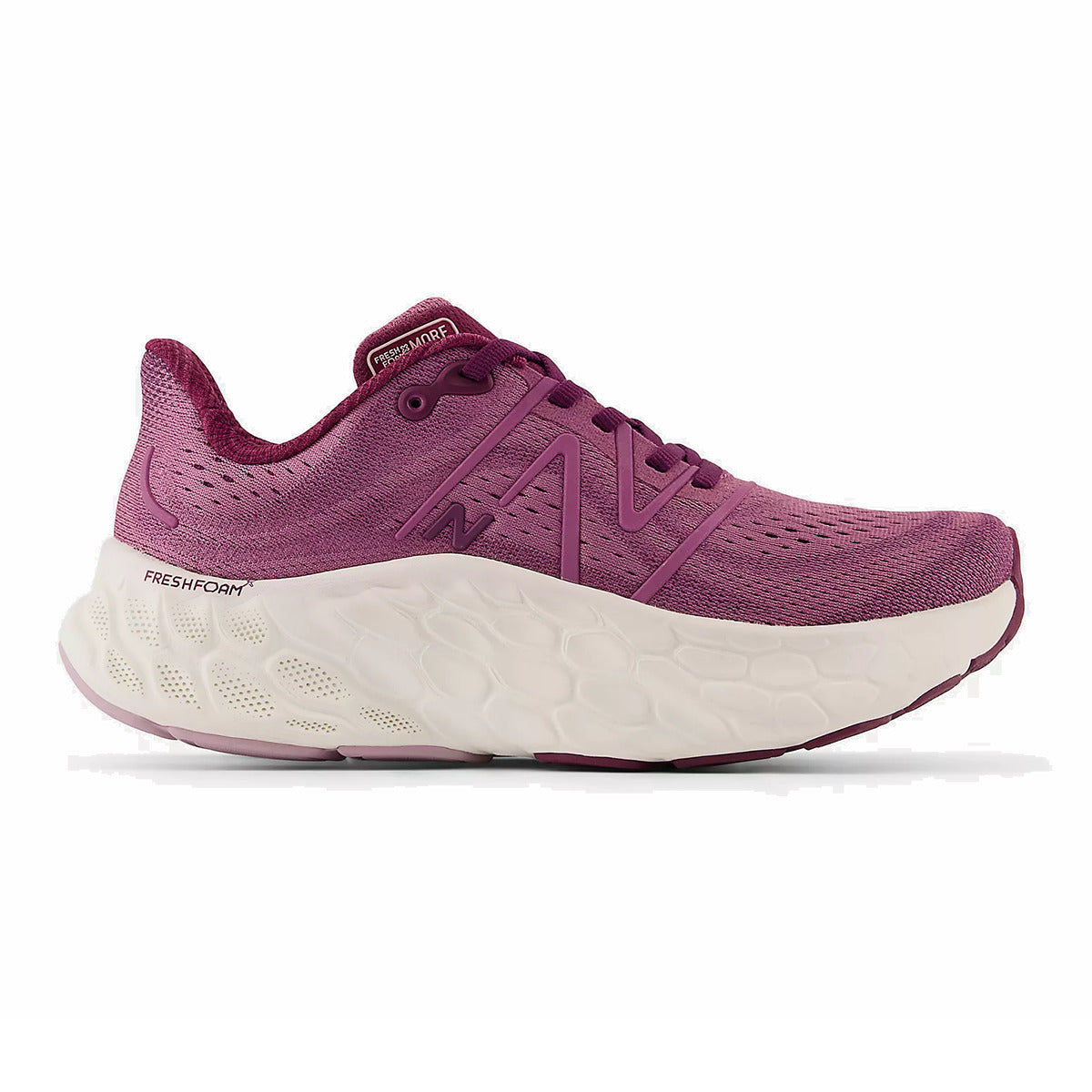 Women's New Balance Fresh Foam X More v4, Raisin/Dark Ember, 9 B Medium