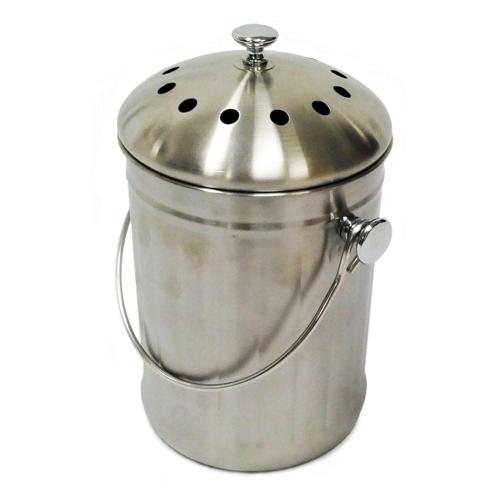 Good Ideas Kitchen Accents Composter, Stainless Steel (KASS3Q)