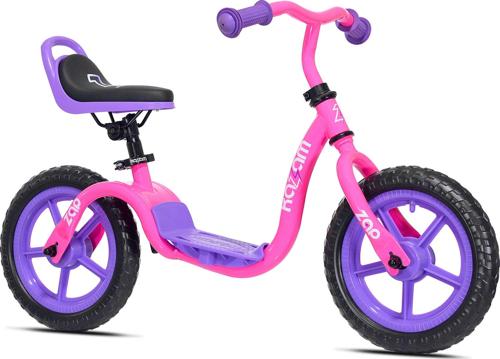 KaZAM 12 Child's Balance Bike and Helmet, Pink