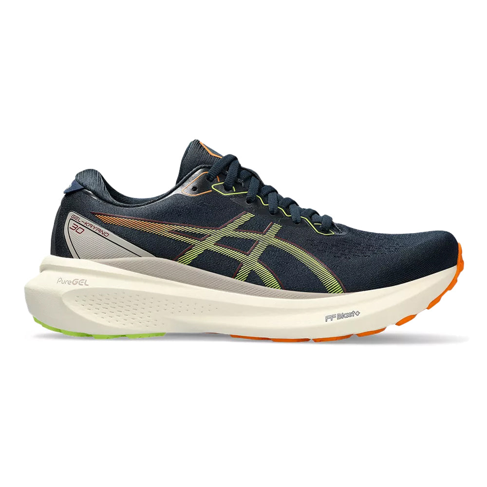 Men's Asics Gel-Kayano 30, French Blue/Neon Lime, 9 D Medium