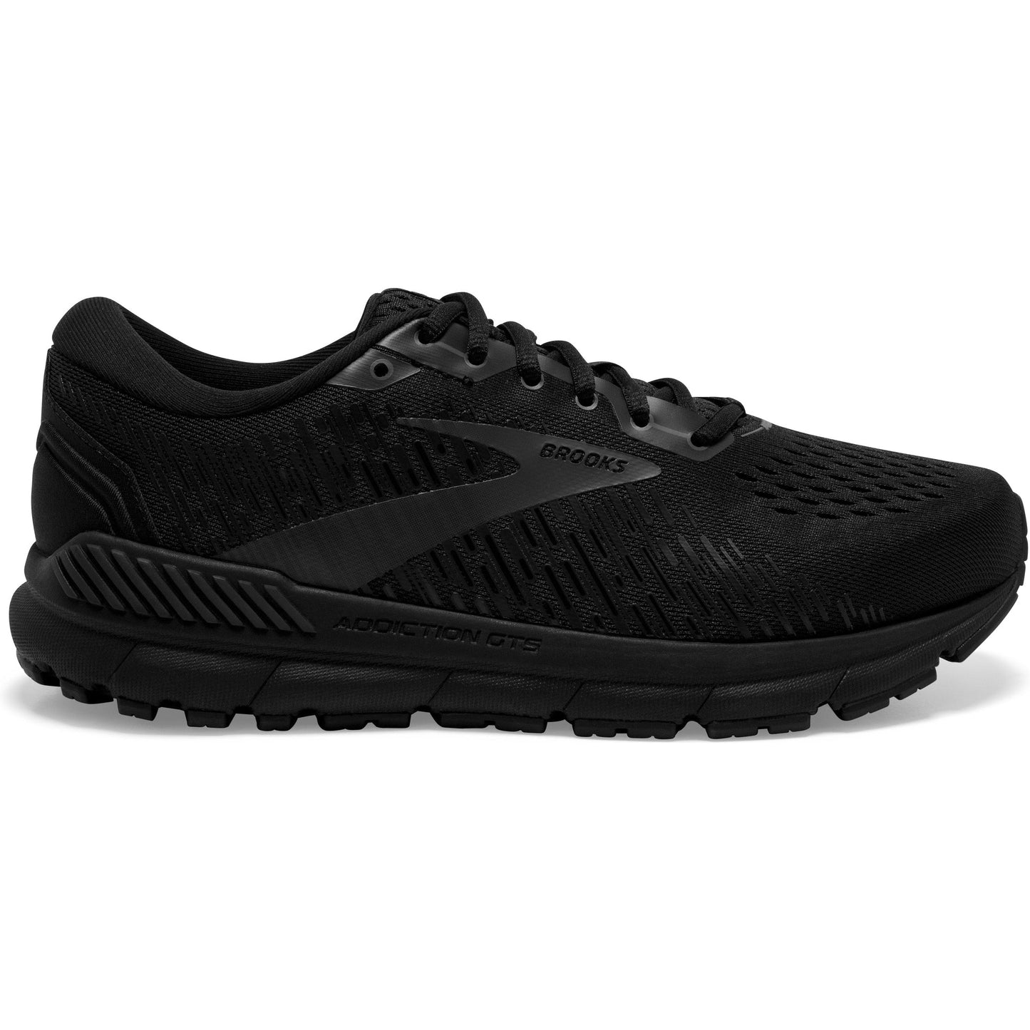 Men's Brooks Addiction GTS 15, Black/Black/Ebony, 11 D Medium