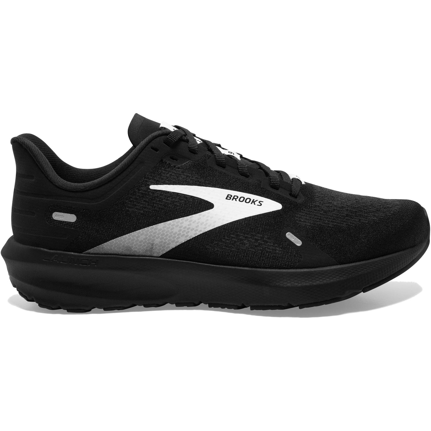 Men's Brooks Launch 9, Black/White, 7.5 D Medium