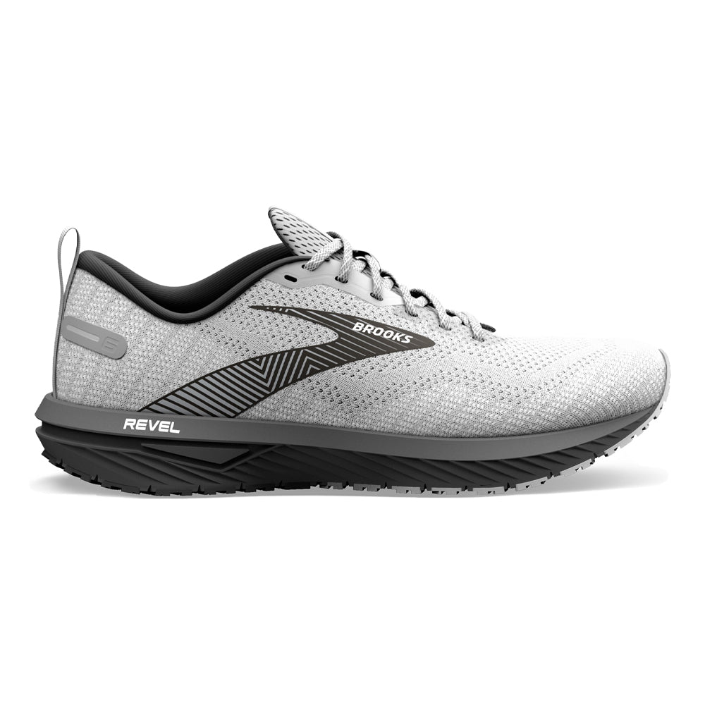 Men's Brooks Revel 6, Alloy/Primer Grey/Oyster, 8.5 D Medium
