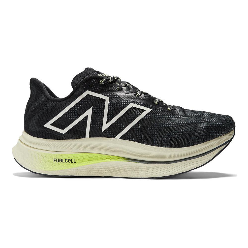 Men's New Balance FuelCell SuperComp Trainer v2, Black/Thirty Watt, 9.5 D Medium