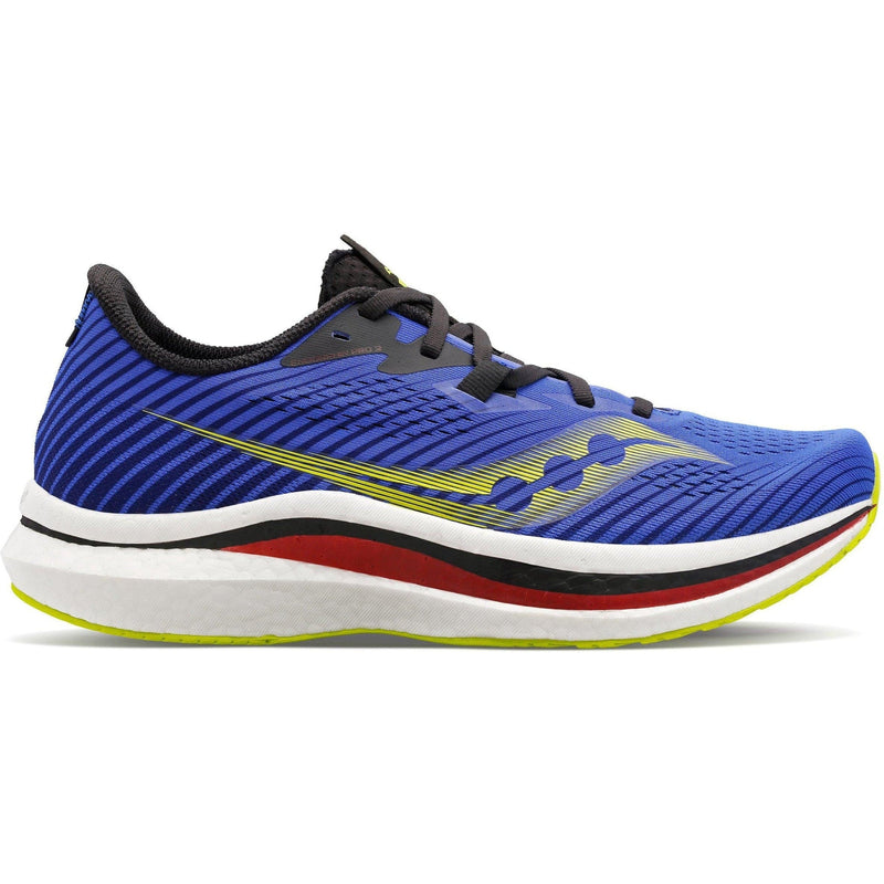 Men's Saucony Endorphin Pro 2, BLUE RAZ/ACID, 11.5 D Medium