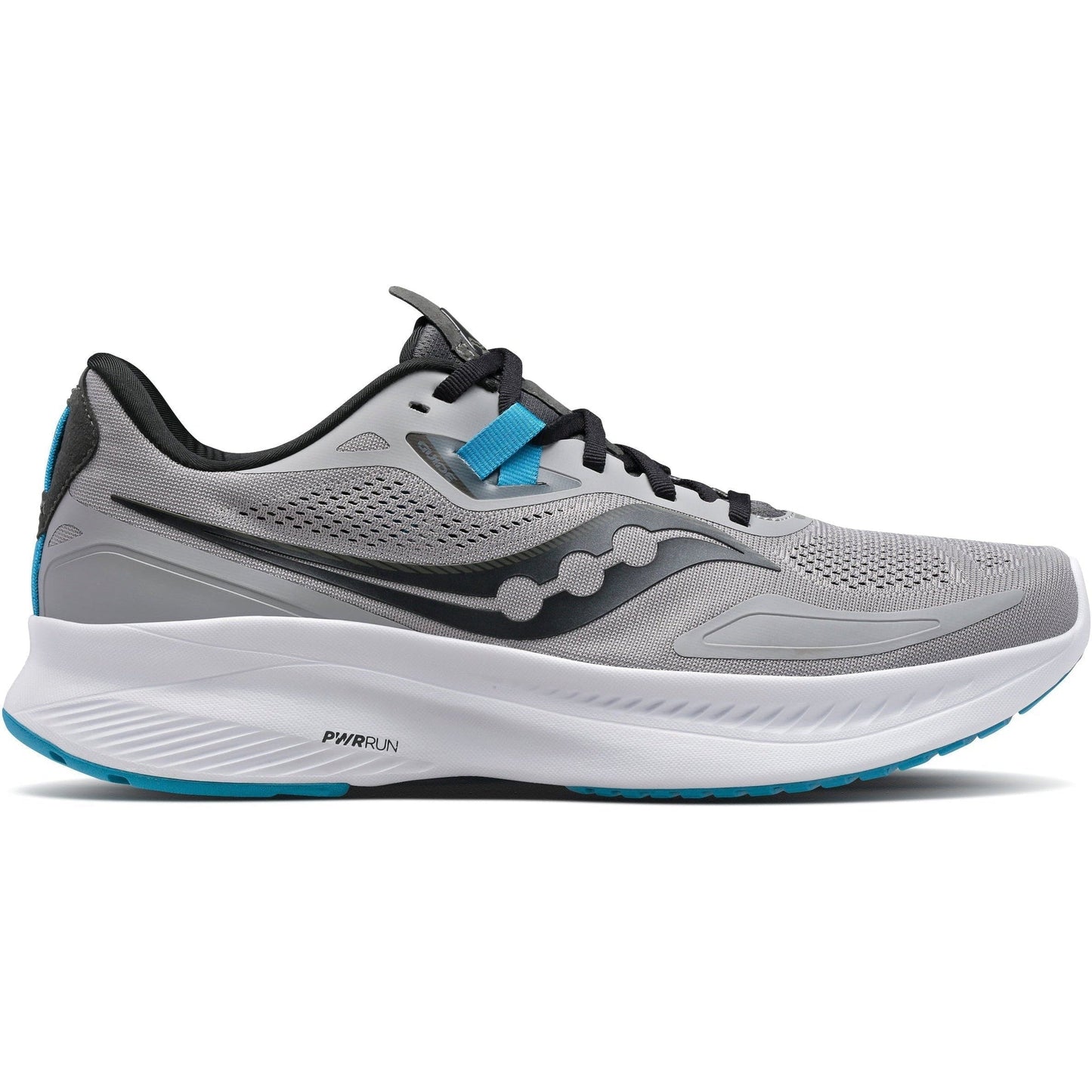 Men's Saucony Guide 15, Alloy/Topaz, 10.5 2E Wide