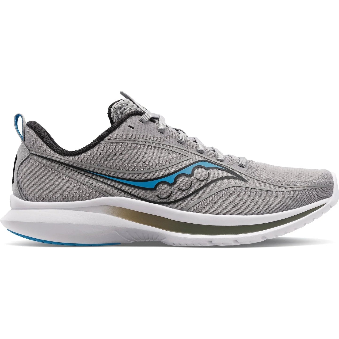 Men's Saucony Kinvara 13, ALLOY/TOPAZ, 10 D Medium