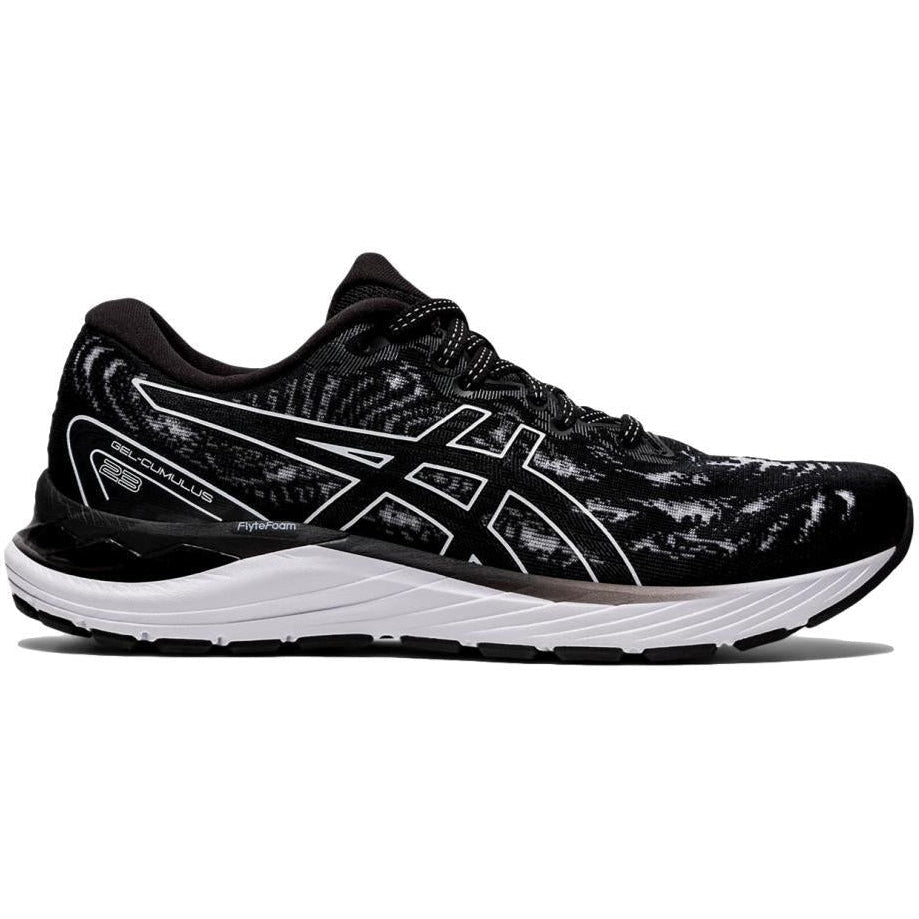 Women's Asics Gel-Cumulus 23, Black/White, 9.5 B Medium