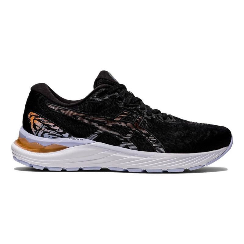 Women's Asics Gel-Cumulus 23, Black/Sun Peach, 9.5 D Wide