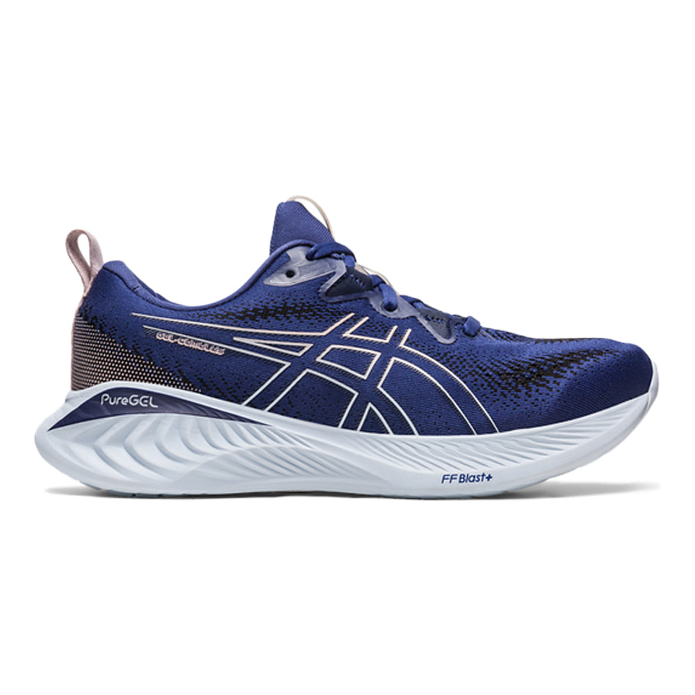 Women's Asics GEL-Cumulus 25, Indigo Blue/Sky, 8 B Medium