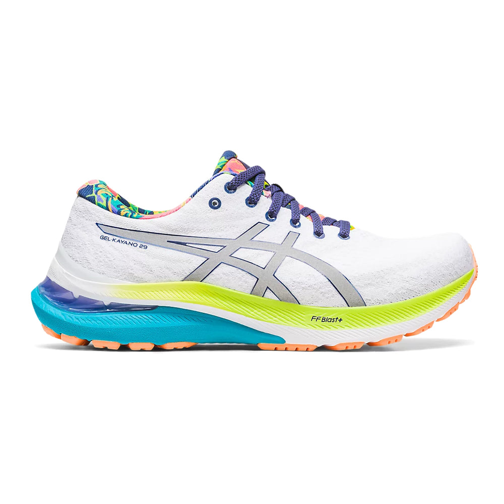 Women's Asics GEL-Kayano 29 Lite-Show, Lime Zest/Lite-Show, 8 B Medium