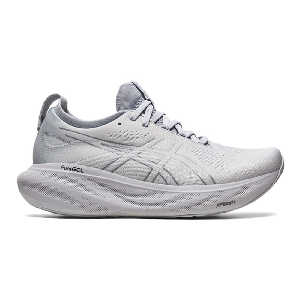Women's Asics Gel-Nimbus 25, PIEDMONT GREY/SHEET ROCK, 6.5 B Medium