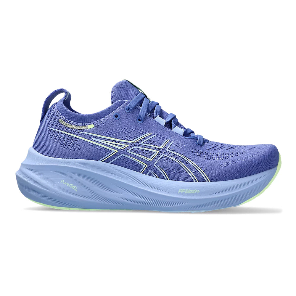 Women's Asics GEL-Nimbus 26, Sapphire/Light Blue, 10.5 B Medium