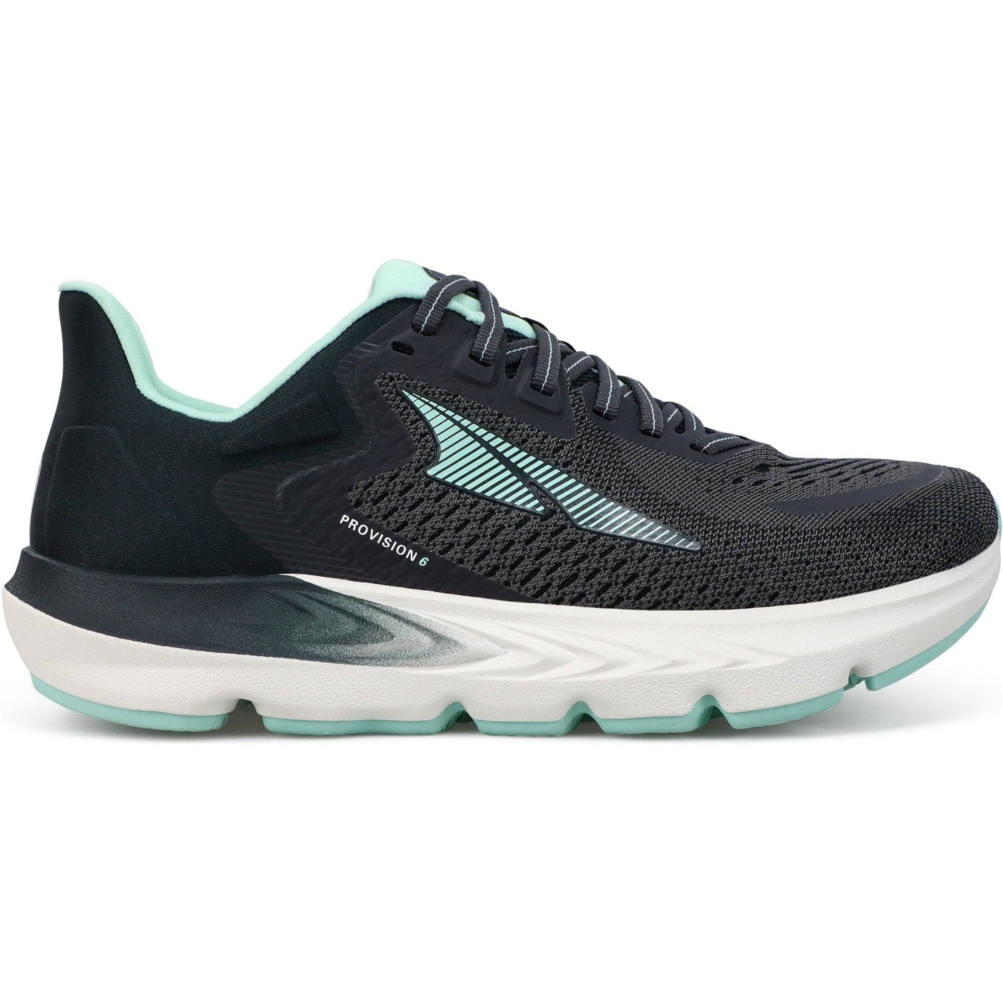 Women's Altra Provision 6, Black/mint, 9.5 B Medium