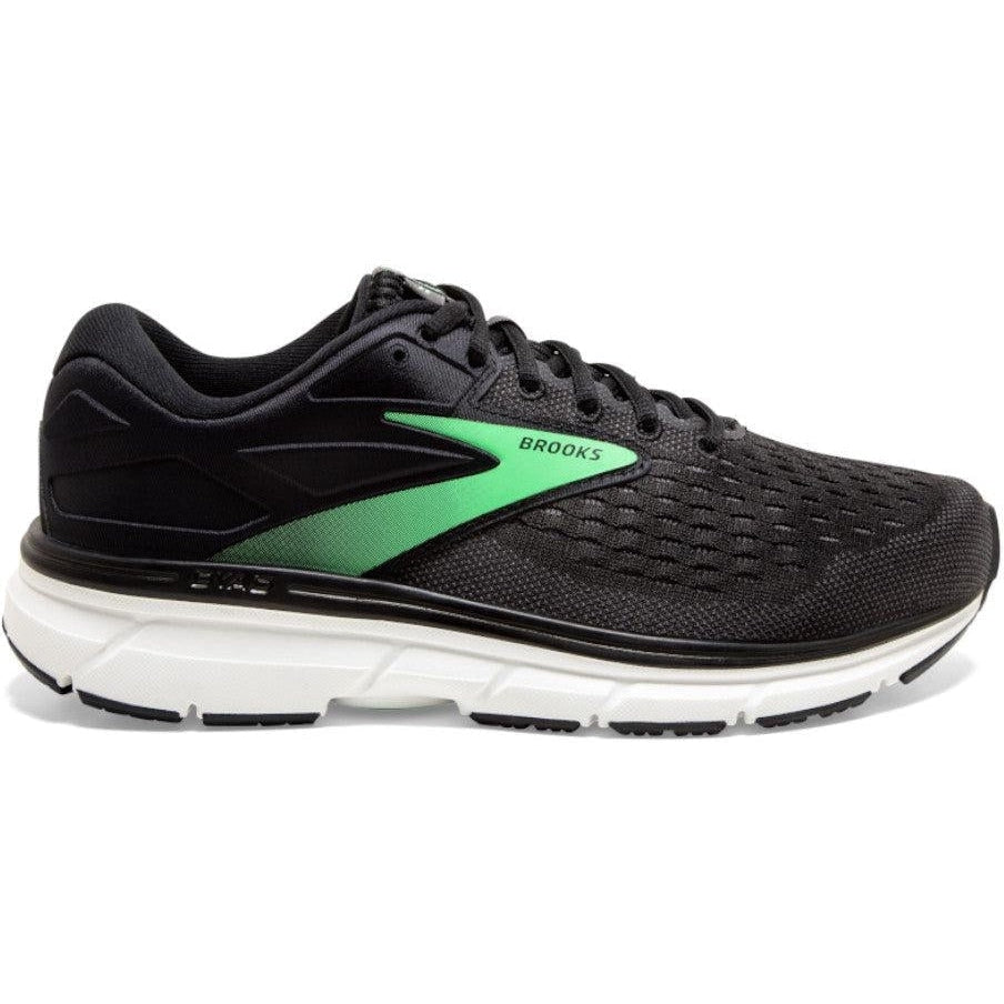 Women's Brooks Dyad 11, Black/Ebony/Green, 8.5 B Medium