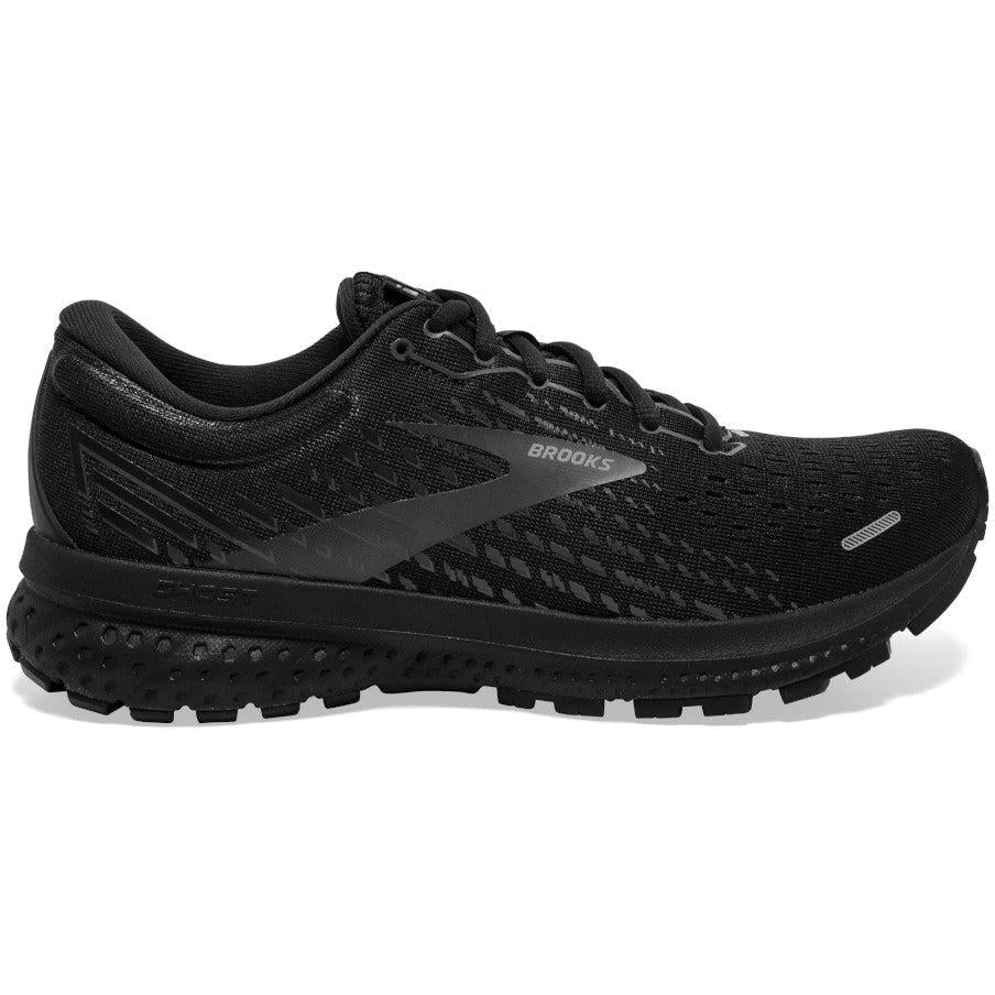 Women's Brooks Ghost 13, Black/Black, 7.5 2A Narrow