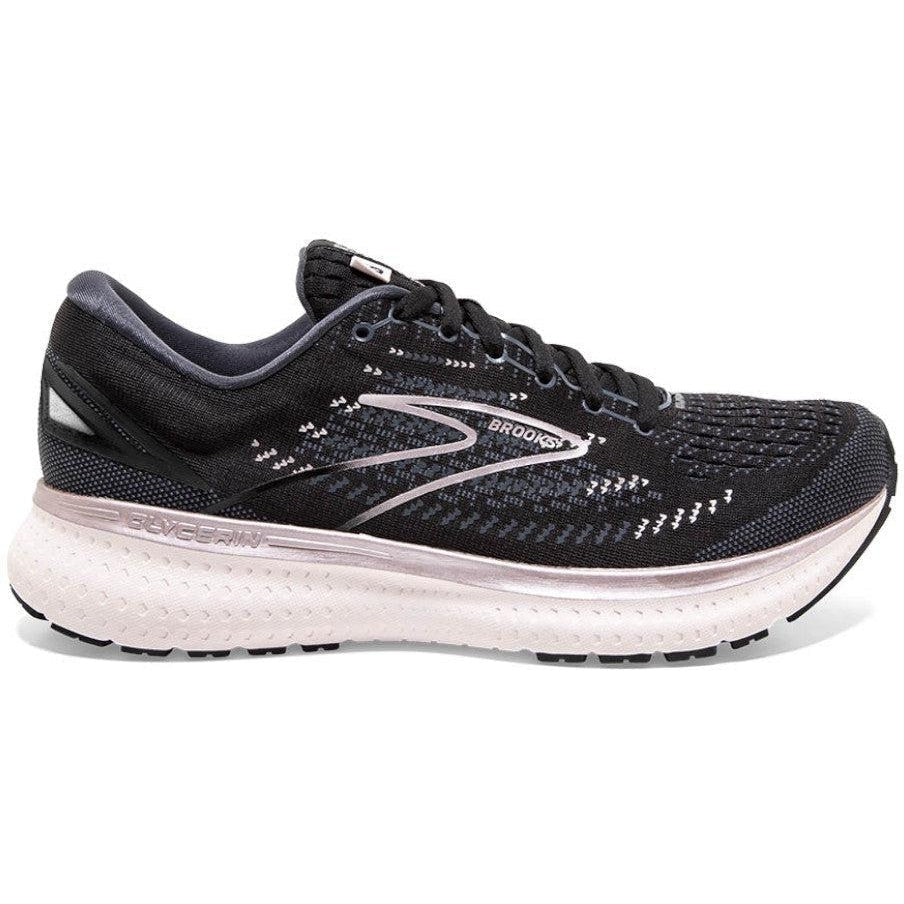 Women's Brooks Glycerin 19, Black/Ombre/Metallic, 7 B Medium