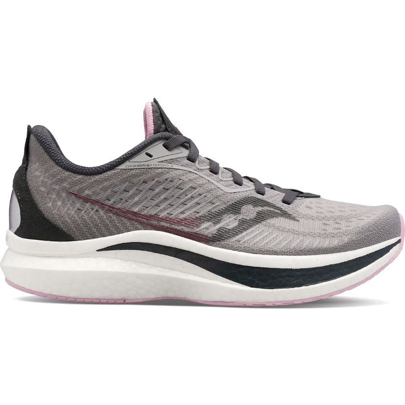 Women's Saucony Endorphin Speed 2, Alloy/Quartz, 8 B Medium