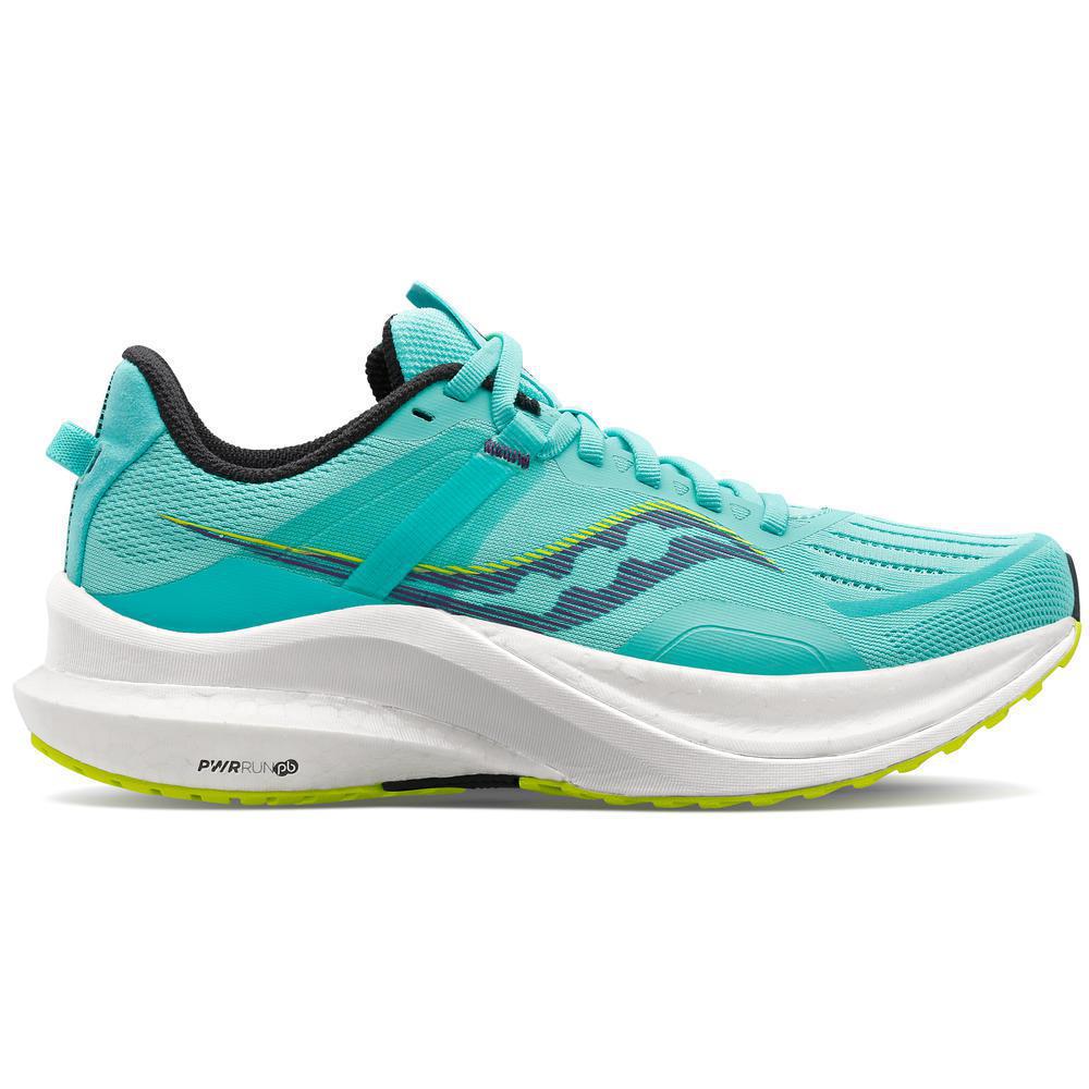 Women's Saucony Tempus, Cool Mint/Acid, 8 B Medium